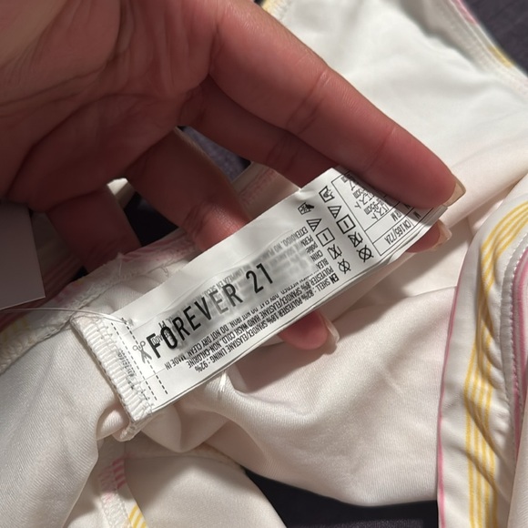 Striped One-Piece Swimsuit - Picture 6 of 6